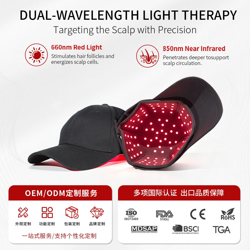 Hair Care Logo - TikTok Popular Red Light Hair Care