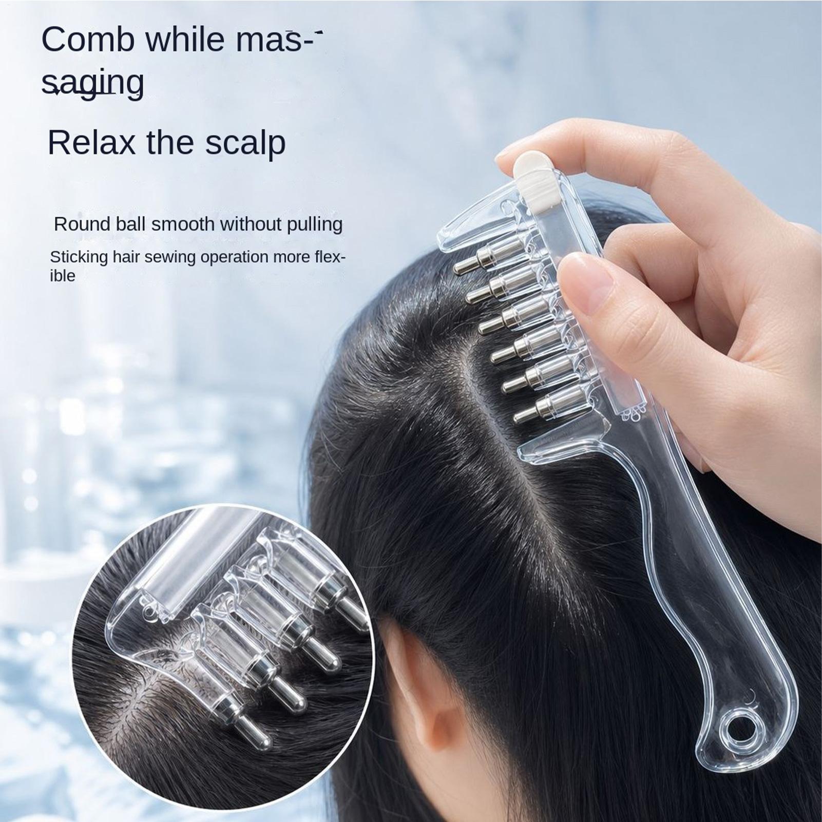 Hair Care Hair Serum - 1PC Portable Transparent Hair Root Comb