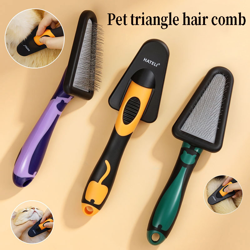 Cat Brush Pet Hair Remover Sta - Bamboo Hair Brush ulasan dan harga