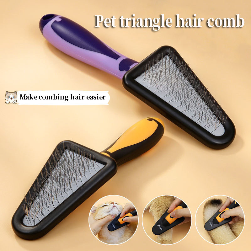 Cat Brush Pet Hair Remover Sta - Bamboo Hair Brush ulasan dan harga
