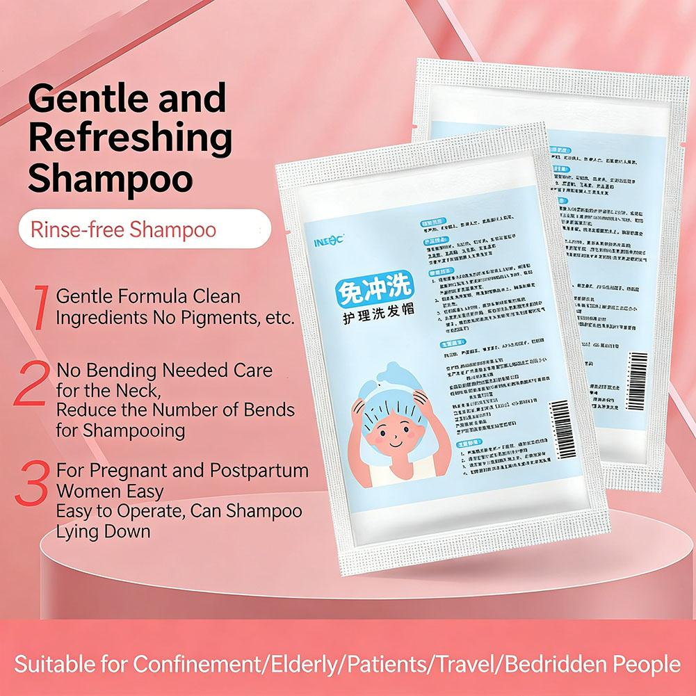 No Rinse Waterless Shampoo Cap - Hair Care Tonic ulasan dan harga