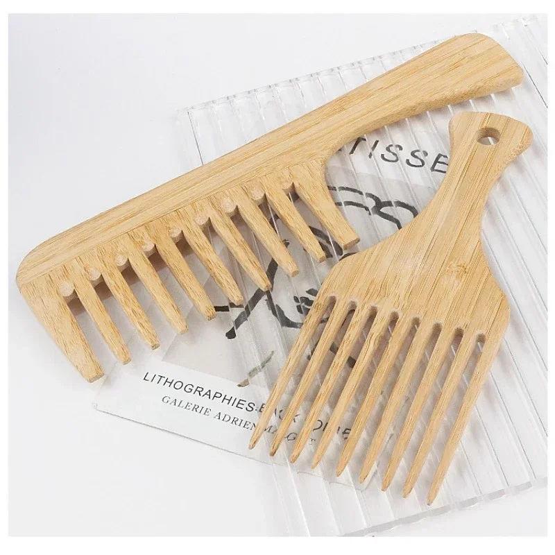 1Pcs Natural Bamboo Wooden Hai - Bamboo Hair Brush ulasan dan harga