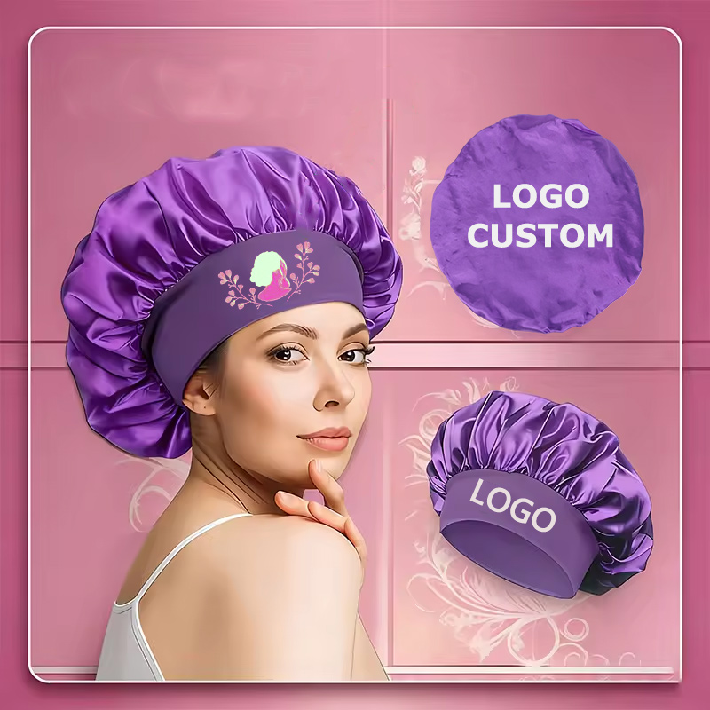 Silk Bonnet Satin Bonnets Slee - Hair Care Logo ulasan dan harga