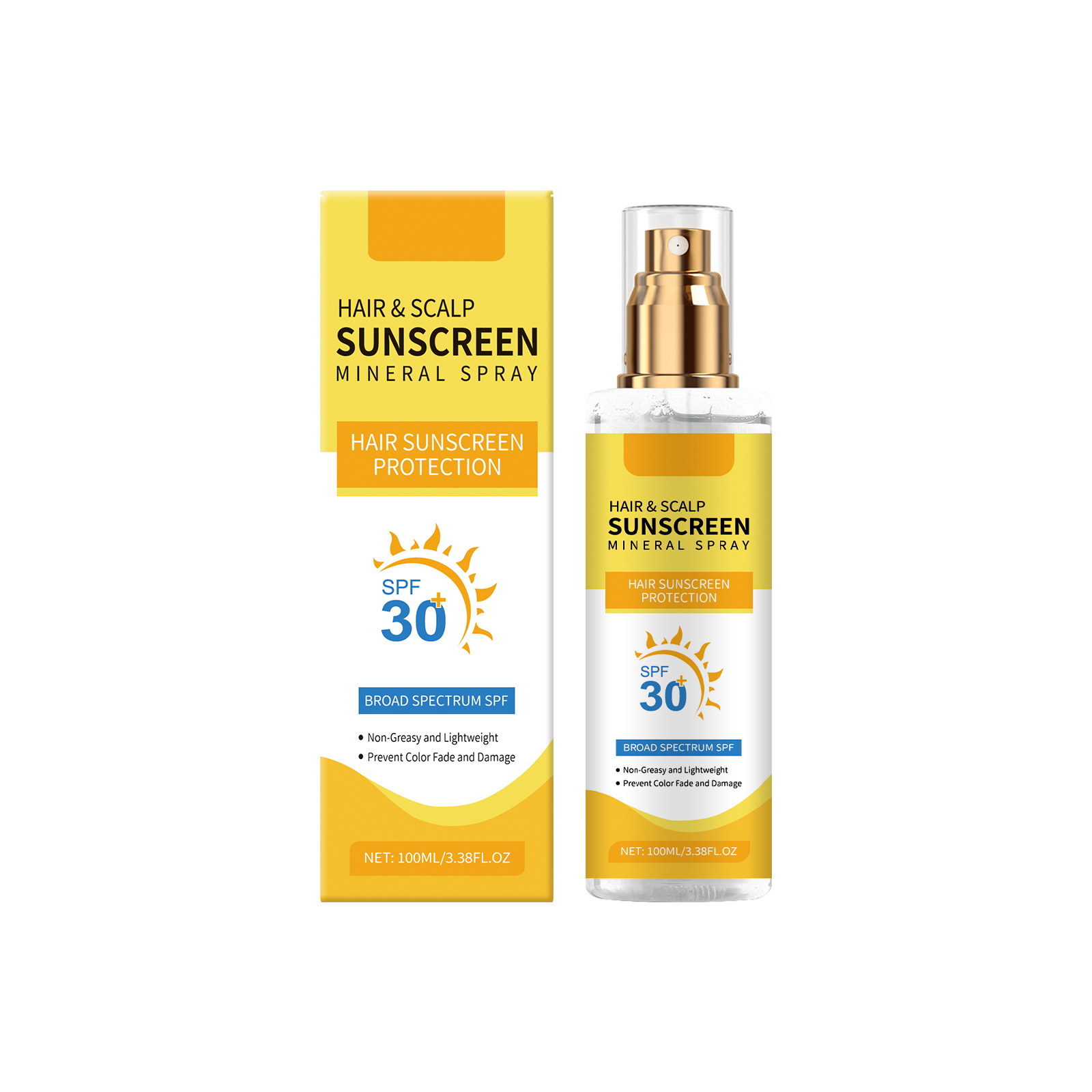 Ginger Root Scalp Sunscreen Sp - Hair Care China ulasan dan harga