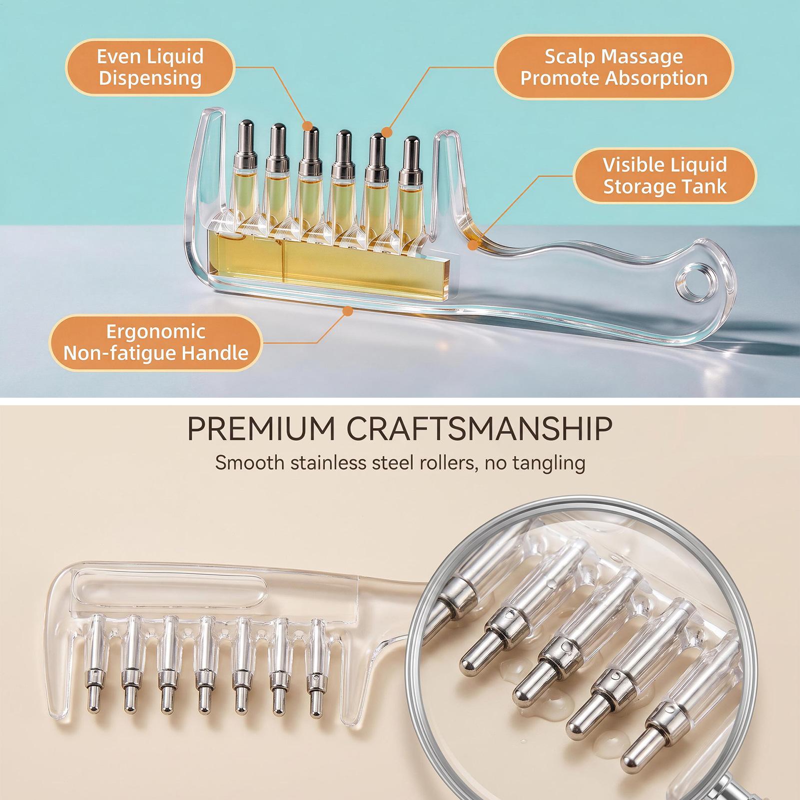 1PC Portable Transparent Hair  - Hair Care Hair Serum ulasan dan harga