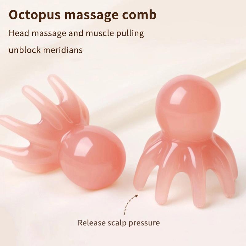 1/2Pcs Pink Resin Octopus Scal - Hair Care Daily ulasan dan harga