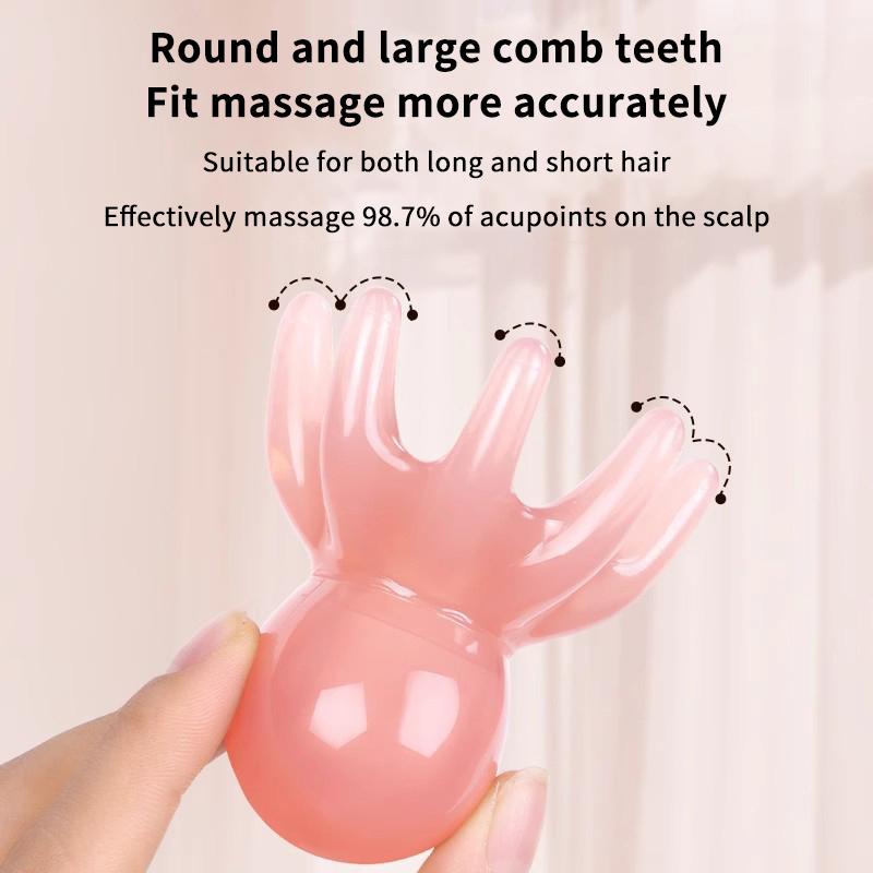 1/2Pcs Pink Resin Octopus Scal - Hair Care Daily ulasan dan harga