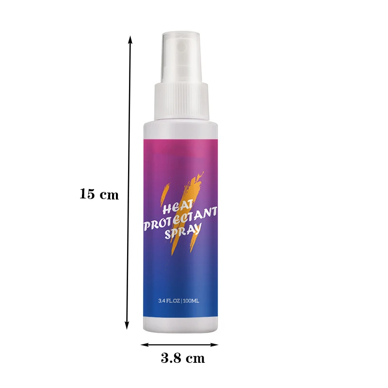 Custom Logo 100Ml Heat Protect - Hair Care Logo ulasan dan harga