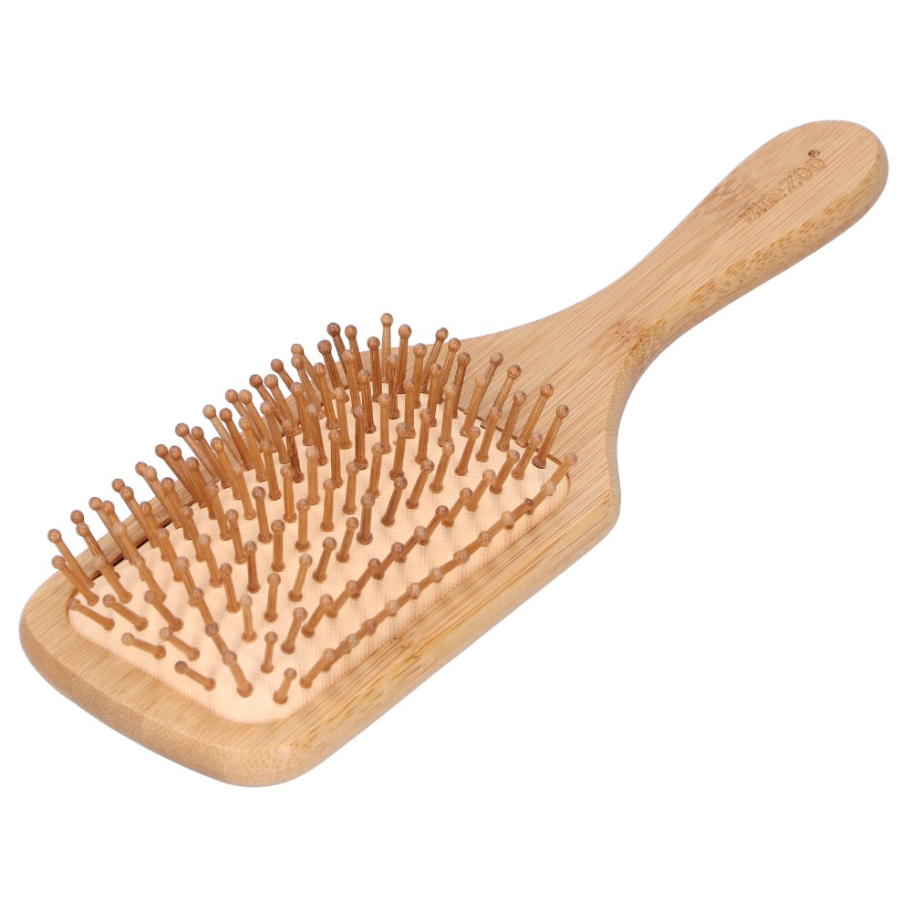 Gentle Bamboo Hairbrush Bamboo - Bamboo Hair Brush ulasan dan harga