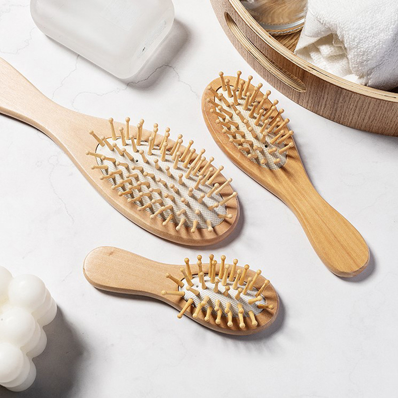 Wood Airbag Comb Professional  - Bamboo Hair Brush ulasan dan harga