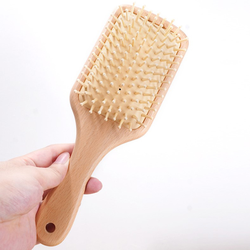 Wood Airbag Comb Professional  - Bamboo Hair Brush ulasan dan harga