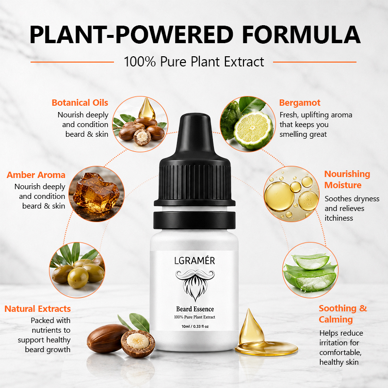 Men's Beard Growth Serum Nouri - Hair Care Nature ulasan dan harga