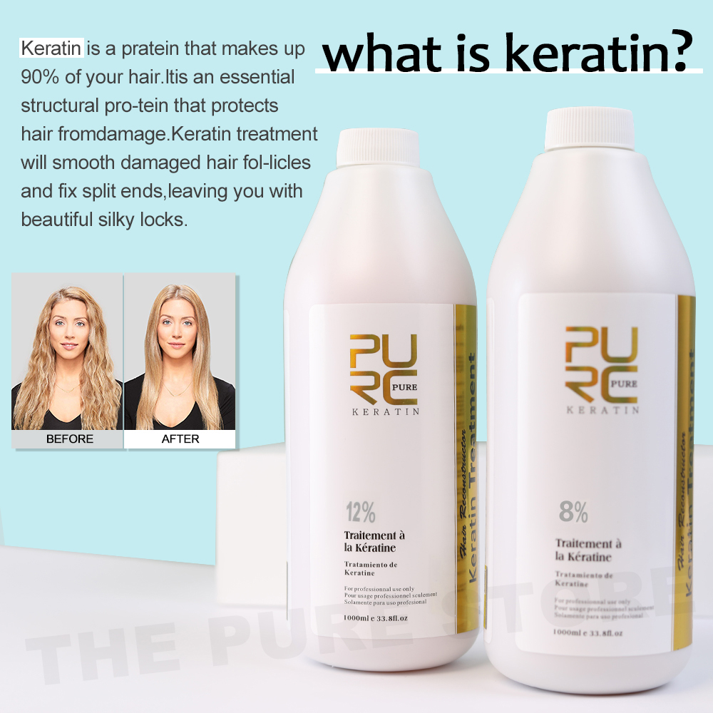 PURC 8% Keratin Smoothing Trea - Hair Care In Salon ulasan dan harga