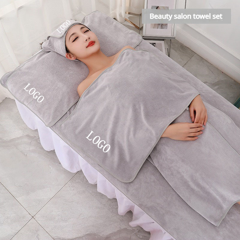 5pcs SPA Dedicated Towels Thic - Hair Care Logo ulasan dan harga