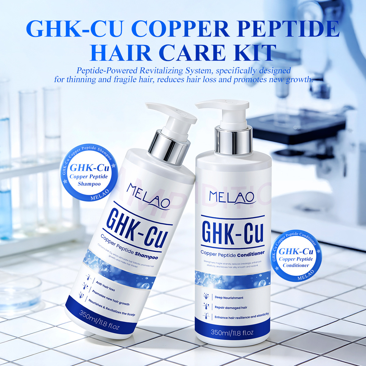 350ml GHK-Cu Copper Peptide Ha - Hair Care Elseve ulasan dan harga