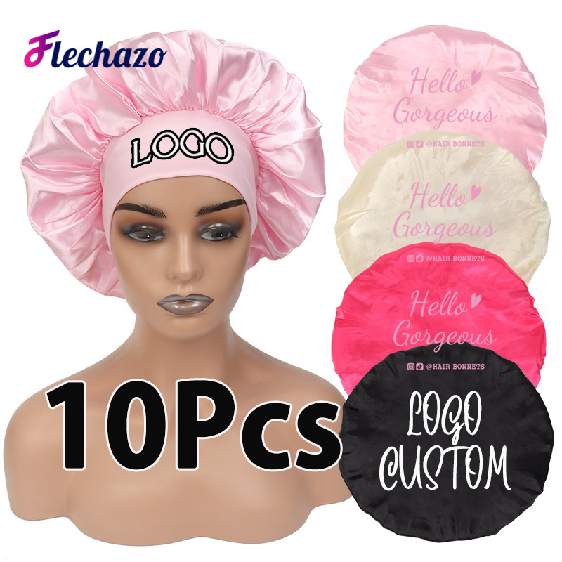 Logo Customize Silk Bonnet For - Hair Care Logo ulasan dan harga