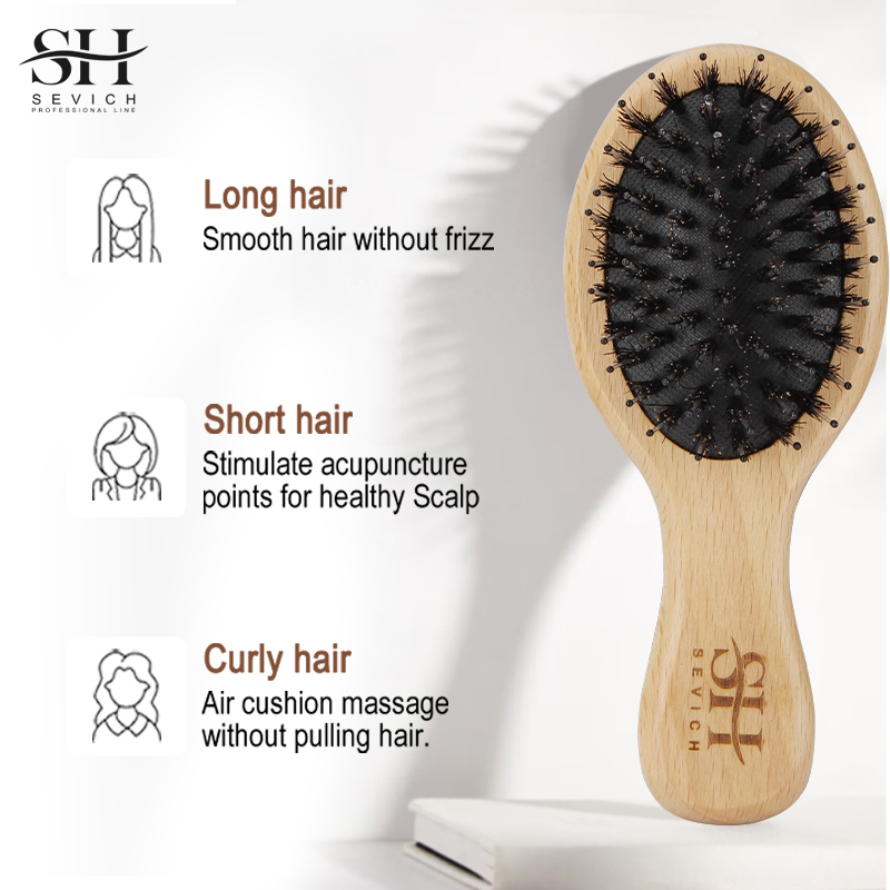 Natural Boar Bristle Hair Fluf - Hair Care Nature ulasan dan harga
