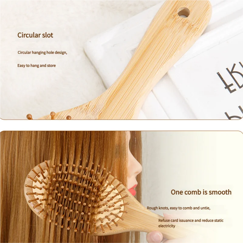 Bamboo Hair Brush Women Stylin - Bamboo Hair Brush ulasan dan harga
