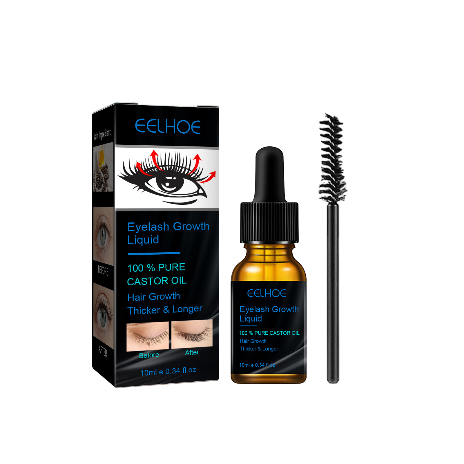 Castor Oil Eyelash Growth Seru - Hair Care Tonic ulasan dan harga