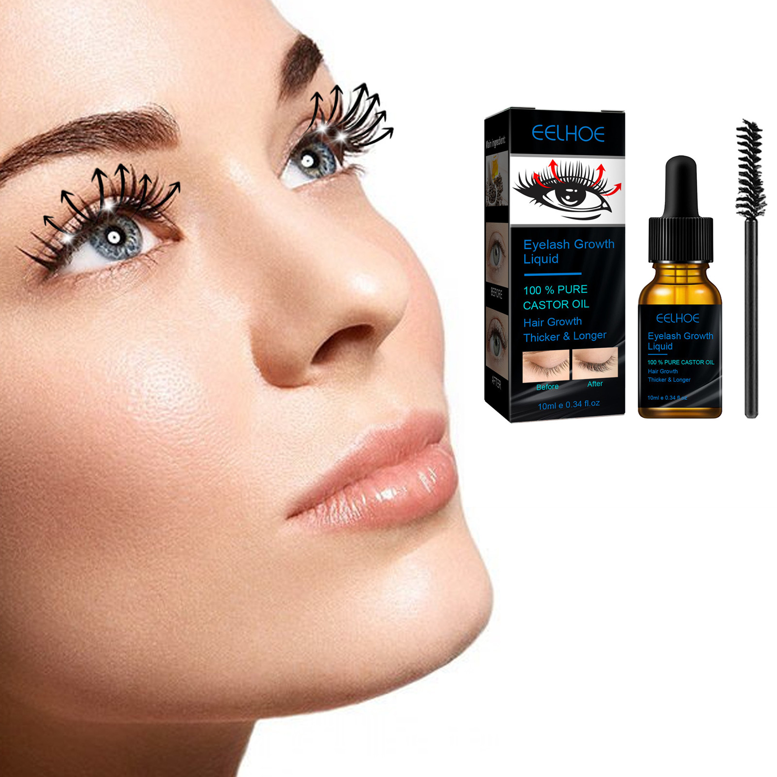 Castor Oil Eyelash Growth Seru - Hair Care Tonic ulasan dan harga