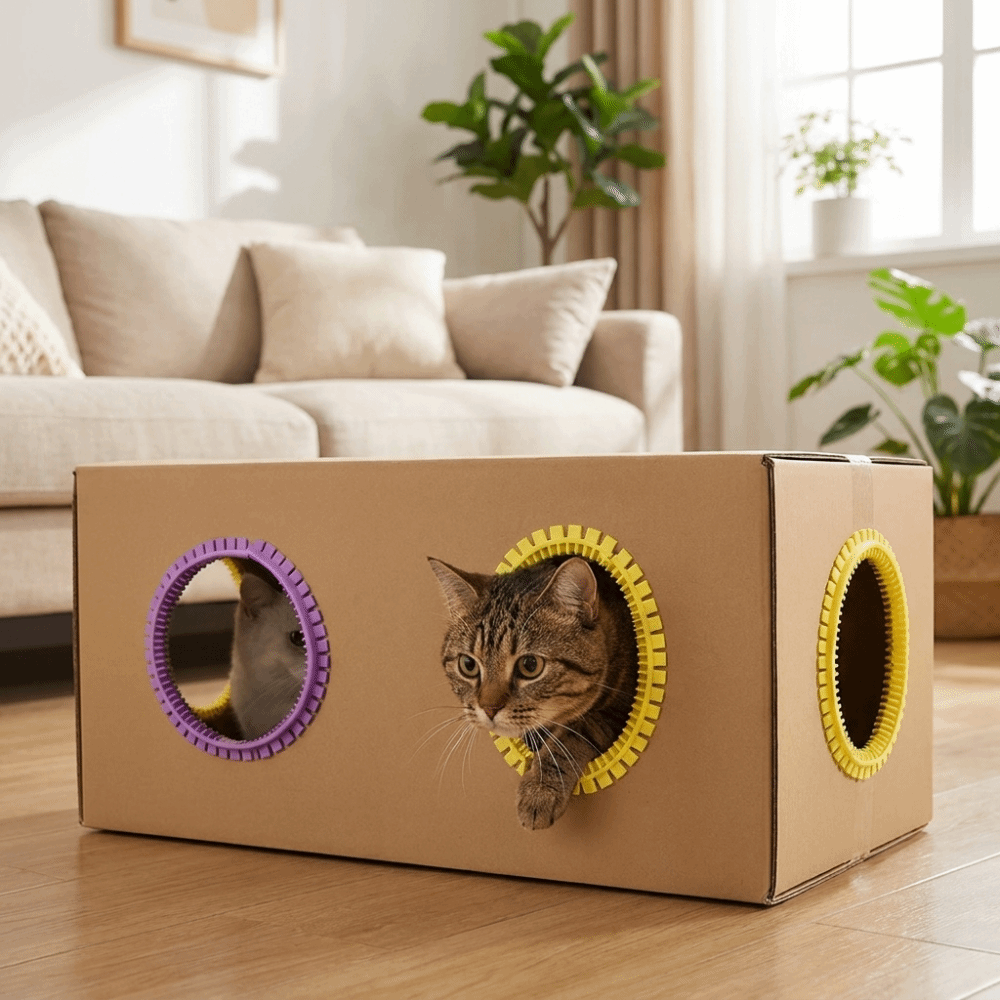 Plastic Cat Tunnel Brush Soft  - Hair Care Is Self Care ulasan dan harga
