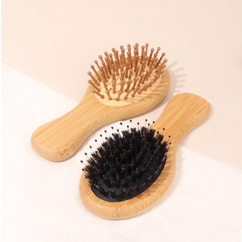 Bamboo Mini Airbag Comb Anti S - Bamboo Hair Brush ulasan dan harga