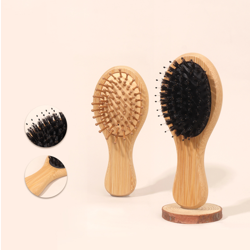 Bamboo Mini Airbag Comb Anti S - Bamboo Hair Brush ulasan dan harga