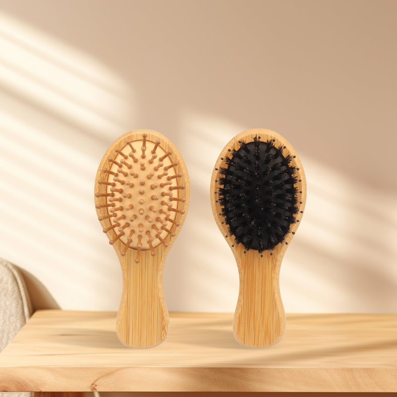 Bamboo Mini Airbag Comb Anti S - Bamboo Hair Brush ulasan dan harga