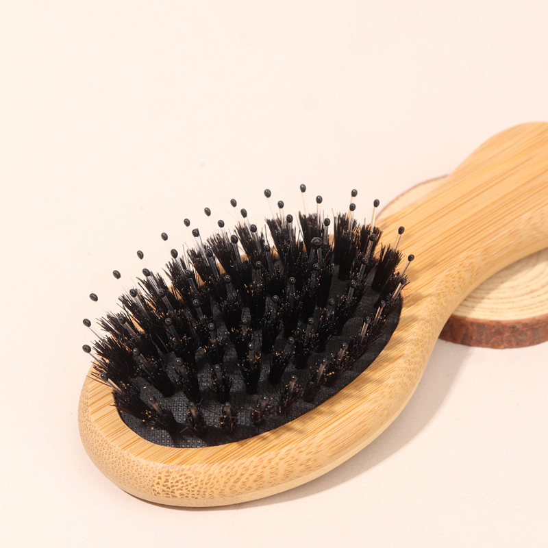 Bamboo Mini Airbag Comb Anti S - Bamboo Hair Brush ulasan dan harga