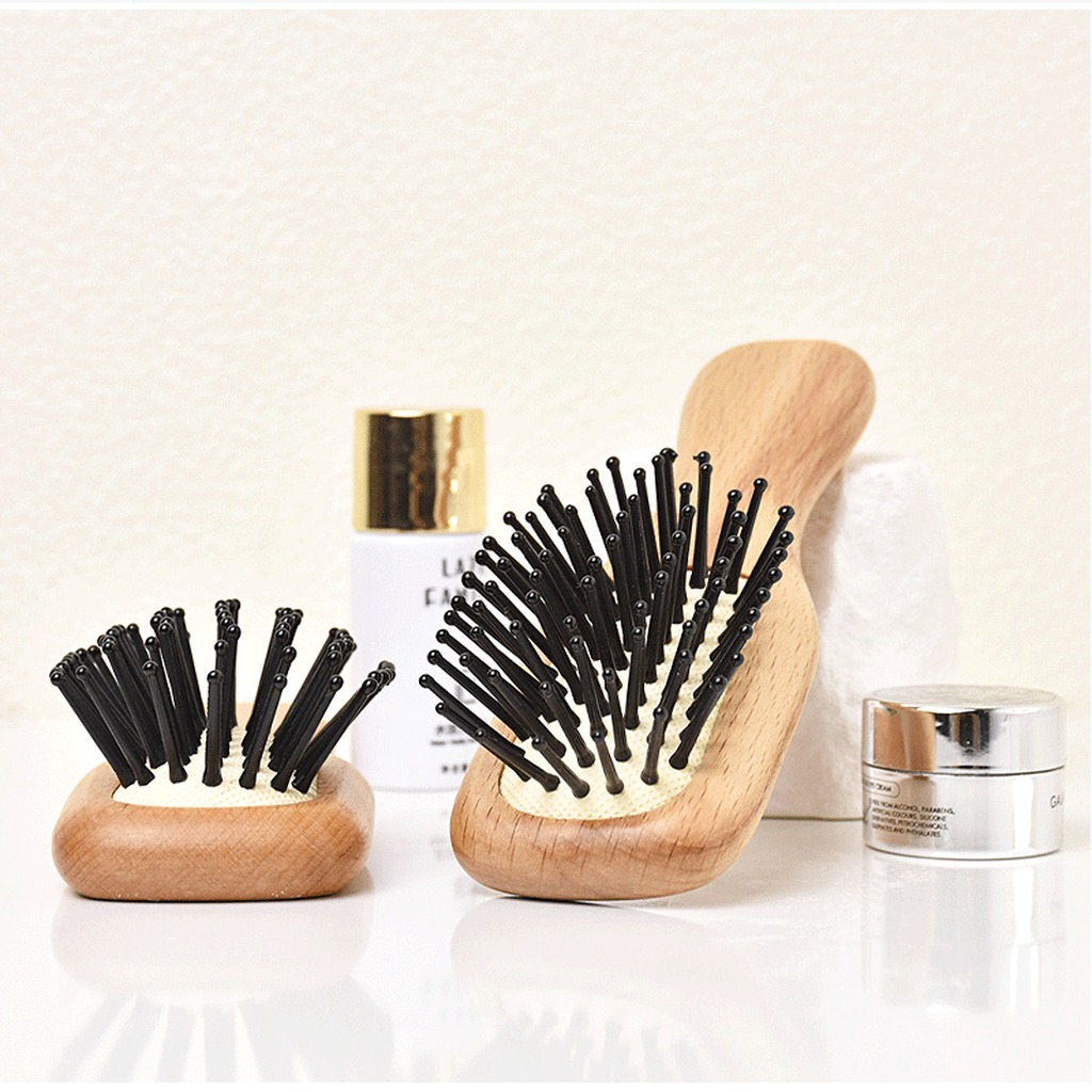 Bamboo And Wood Hair Brush, Po - Bamboo Hair Brush ulasan dan harga