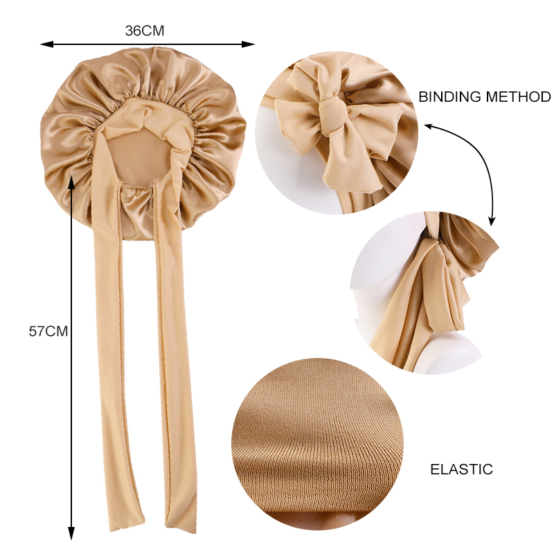 New Women Satin Bonnet Silky S - Hair Care China ulasan dan harga